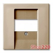 Накладка для USB розетки, шампань, ABB 2539-93-507 Basic 55