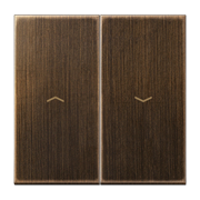 Накладка механизма управления жалюзи, античная латунь, металл, Jung ME2995PAT