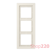 Рамка 3 поста, слоновая кость, Jung LS Design (пластик) LSD983W