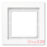 Рамка 1 пост, белый, Jung LS Design (пластик) LSD981WW