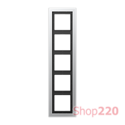 Рамка 5 постов, алюминий, Jung LS Design (металл) ALD2985-L