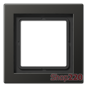 Рамка 1 пост, антрацит, Jung LS Design (металл) ALD2981AN