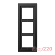 Рамка 3 поста, алюминий дарк, Jung LS Design (металл) ALD2983D