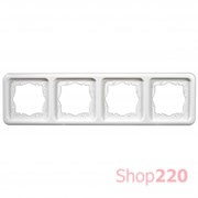Рамка 4 поста, белый, Polo Regina 13012413