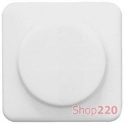 Накладка диммера поворотного, белый, Polo Regina 13013006