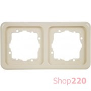 Рамка 2 поста, слоновая кость, Polo Regina 13012217