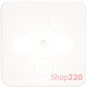 Лицевая панель для розеток ТВ/ТВ-САТ, белый, Polo Regina 13005005