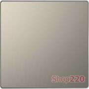 Клавиша одинарная, никель (металл), Merten MTN3300-6050