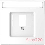 Накладка HDMI или аудио розетки, белый лотос, Merten MTN4250-6035