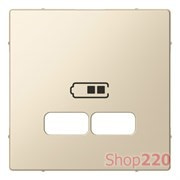 Накладка USB розетки, бежевый, Merten MTN4367-0344