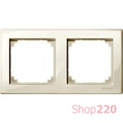Рамка 2 поста, бежевый, Merten M-SMART MTN478244