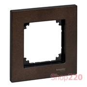 Рамка 1 пост, венге, Merten M-Elegance Дерево MTN4051-3471