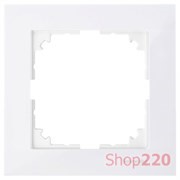 Рамка 1 пост, полярно-белый, Merten M-Pure MTN4010-3619