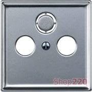 Накладка телевизионной розетки, алюминий, Merten MTN294160