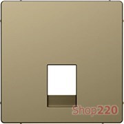 Накладка телефонной розетки RJ12, сахара, Merten MTN4215-6033