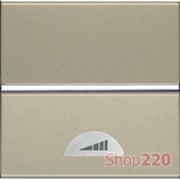 Диммер кнопочный 500Вт для ламп накаливания, шампань, Zenit ABB N2260.1 CV