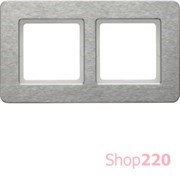 Рамка 2 поста, нержавеющая сталь, Q.7 Berker 10226083