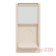 Накладка RJ45, бежевый, 1 модуль, Unica New Schneider NU941044