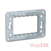 Суппорт металлический на 3 модуля, Unica New Schneider NU7103