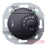 Термостат, черный, Renova WDE011624 Schneider