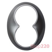 Рамка для двойной розетки, титан, Renova WDE011455 Schneider