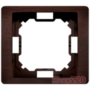 Рамка одинарная, красное дерево, Basic Neos Simon