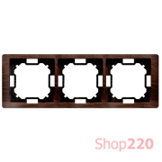 Рамка тройная, дуб, Basic Neos Simon