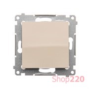 Выключатель одинарный, кремовый, SIMON54