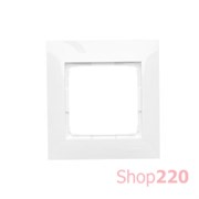 Рамка одинарная, белый, SIMON54 PREMIUM