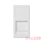 Адаптер для модулей Keystone, 1 модуль, белый, К45 Simon KA76/9