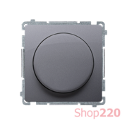 Светорегулятор для LED 250Вт, сталь, Basic Simon