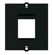 Рамка на 1 разъем Keystone, черный, Bachmann 917001