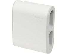 Блок на 4 боковые розетки 6А, белый/серый, стандарт 49400 Legrand