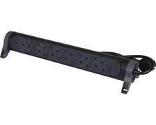 Удлинитель на 6 розеток 16 А, поворотный, кабель 3 м, черный, премиум 694540 Legrand