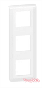 Рамка 3 поста вертикальная, белый, Mosaic New Legrand 078823L