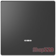 Клавиша одинарная с подсветкой, антрацит, D-Life Merten MTN3320-6034