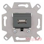 Розетка USB 2.0 для передачи данных, Merten MTN4581-0000