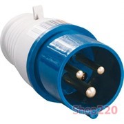 Вилка переносная 16А, 3 полюса, 220В IP44 ІЕК