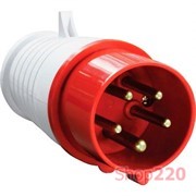 Вилка переносная 32А, 5 полюсов, 380В IP44 ІЕК