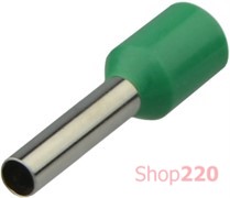 Наконечник трубчатый 1.5 мм кв, зеленый, НТ 1,5-08 Аско A0060010094