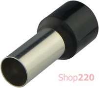 Наконечник трубчатый 25 мм кв, черный, НТ 25,0-16 Аско A0060010124