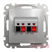 Аудиорозетка, алюминий, Sedna Design