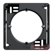 Коробка для накладного монтажа 1 пост, черный, Sedna Design