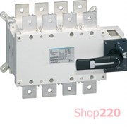 Перекидной рубильник 630А, 4 полюса, HI458 Hager