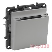 Выключатель карточный, алюминий, Niloe Step Legrand