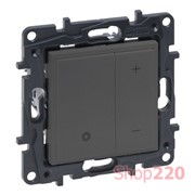 Диммер клавишный, сталь, Niloe Step Legrand