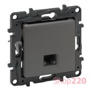 Розетка компьютерная RJ45 CAT6 FTP, сталь, Niloe Step Legrand