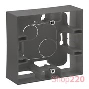 Коробка накладного монтажа 1-постовая, сталь, Niloe Step Legrand