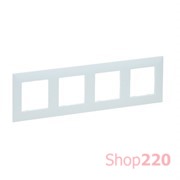 Рамка 4 поста, атолл, Niloe Step Legrand