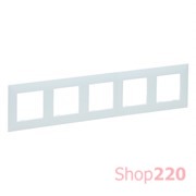 Рамка 5 постов, атолл, Niloe Step Legrand